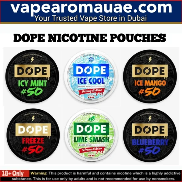 Dope Nicotine Pouches in Dubai UAE- Slim Format- Strong