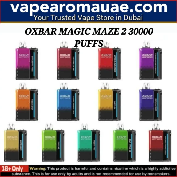 OXBAR MAGIC MAZE 2 30000 Puffs Disposable Vape- Dubai UAE