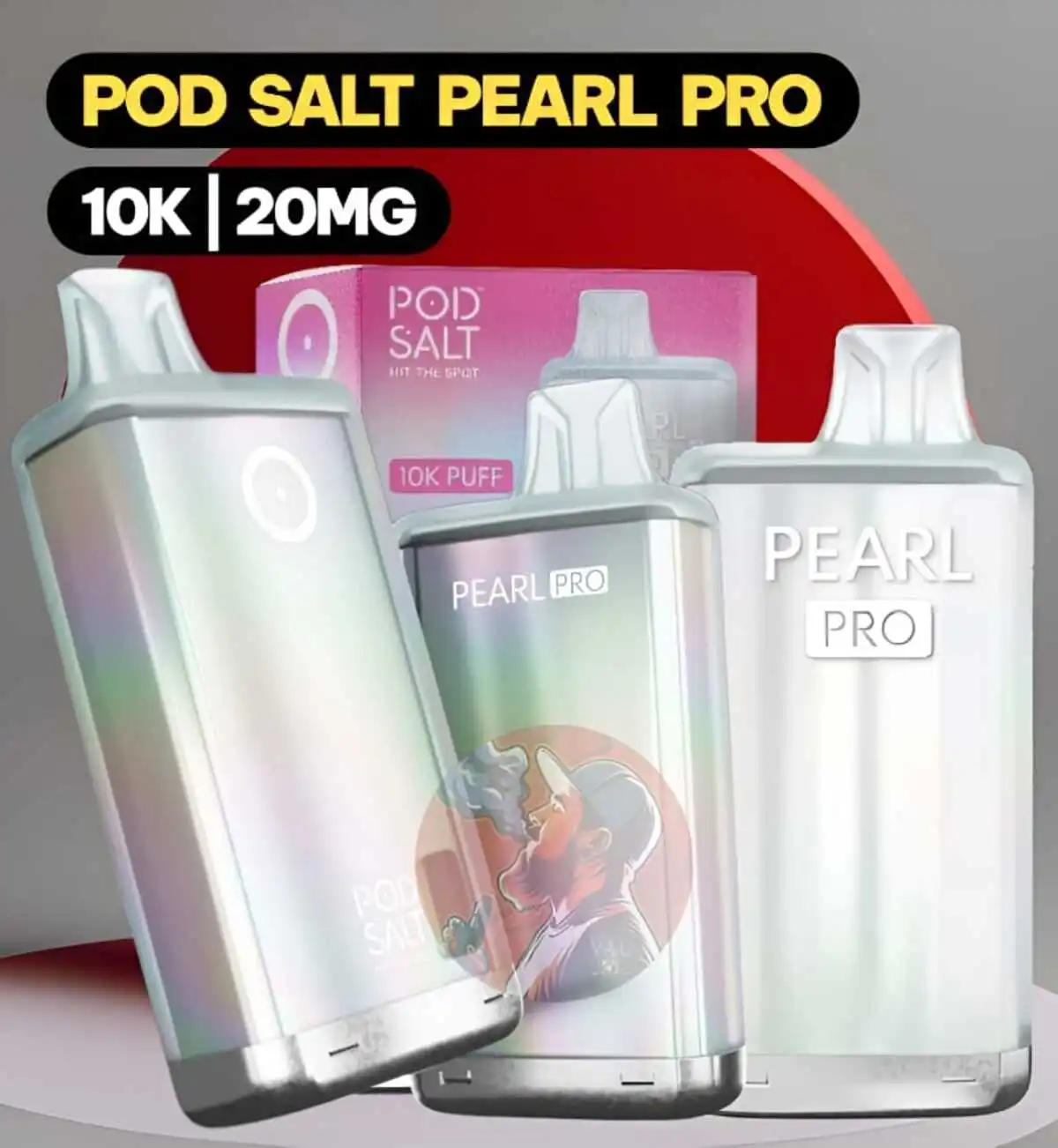 Pod Salt Pearl Pro 10000 Puffs 2% Nicotine Vape Kit - Dubai