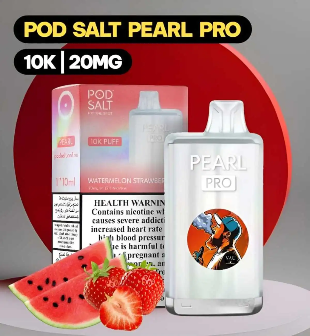 Pod Salt Pearl Pro 10000 Puffs 2% Nicotine Vape Kit - Dubai