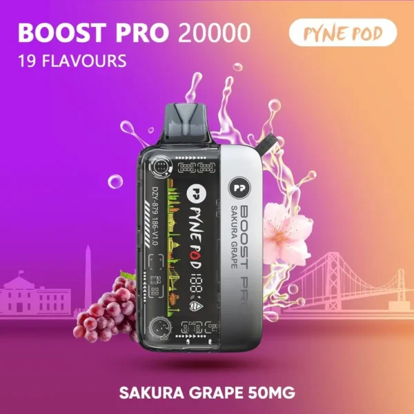 Best Pyne Pod Boost Pro 20000 Puffs disposable vape- Dubai UAE