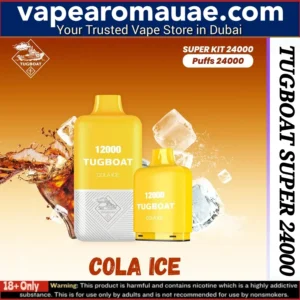 Tugboat Super Cola Ice 24000 Puffs Disposable Vape- Dubai UAE