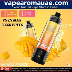 VNSN Max Mango Freeze 20000 Puffs Shisha Disposable Vape