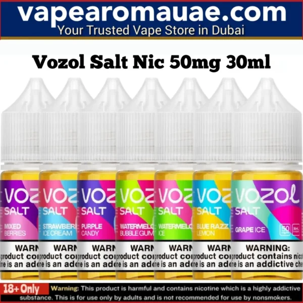 BEST VOZOL Salt Nicotine E-liquid 30ml 50mg in Dubai UAE