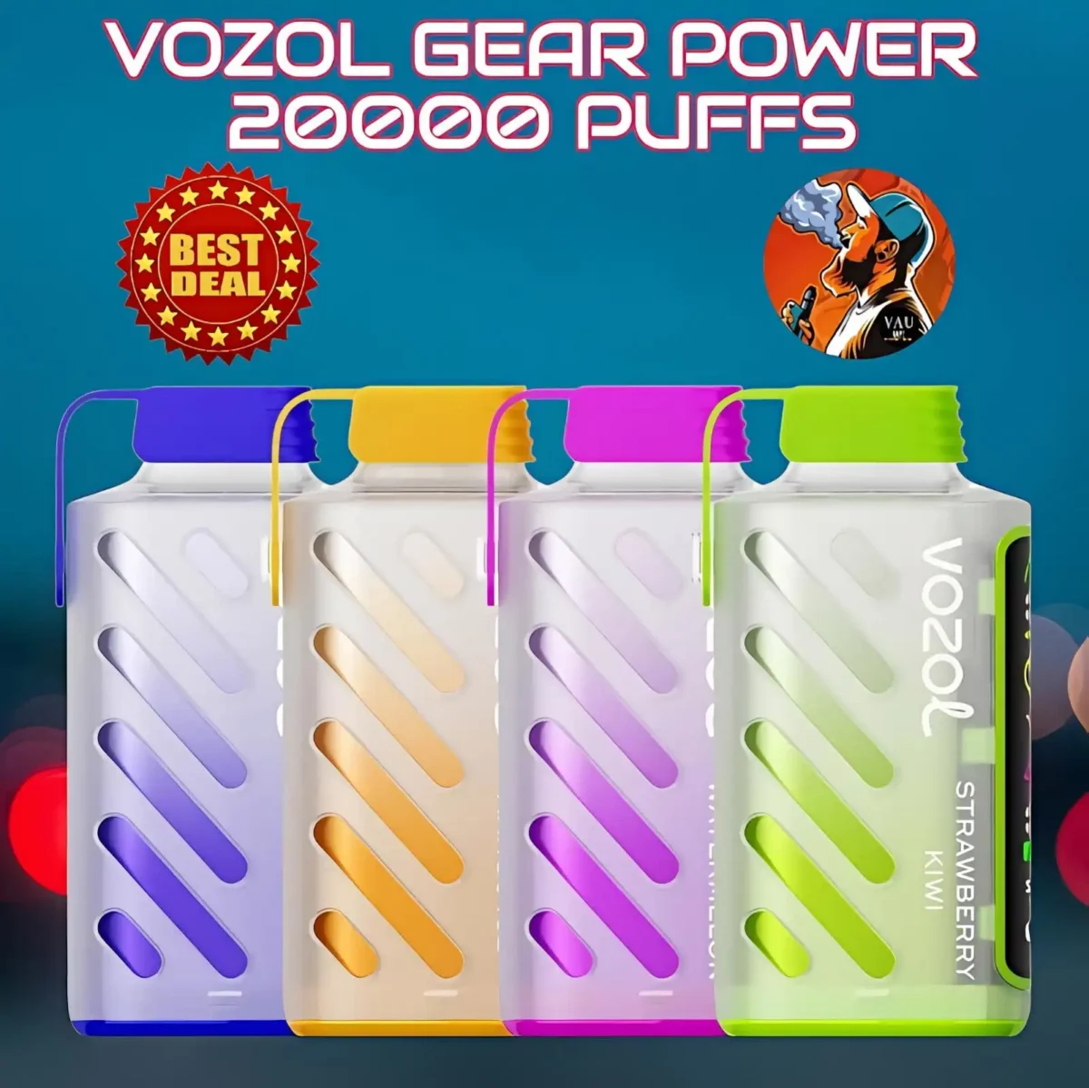 Best Vozol Gear Power 20000 Puffs Disposable Vape- Dubai UAE