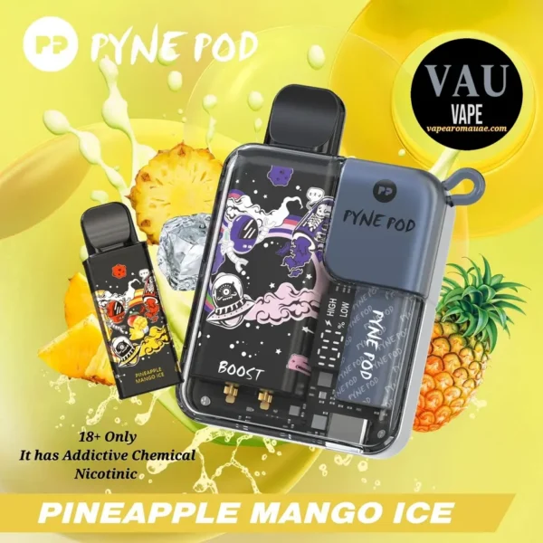 Pyne Pod Pineapple Mango Ice 8500 Puffs- Vape Aroma UAE