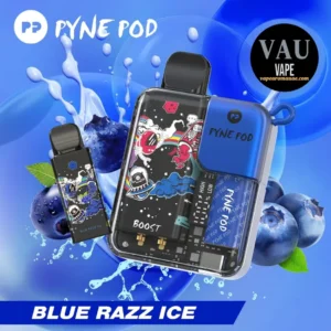 Pyne Pod Blue Razz Ice 8500 Puffs 50mg Disposable Vape- UAE