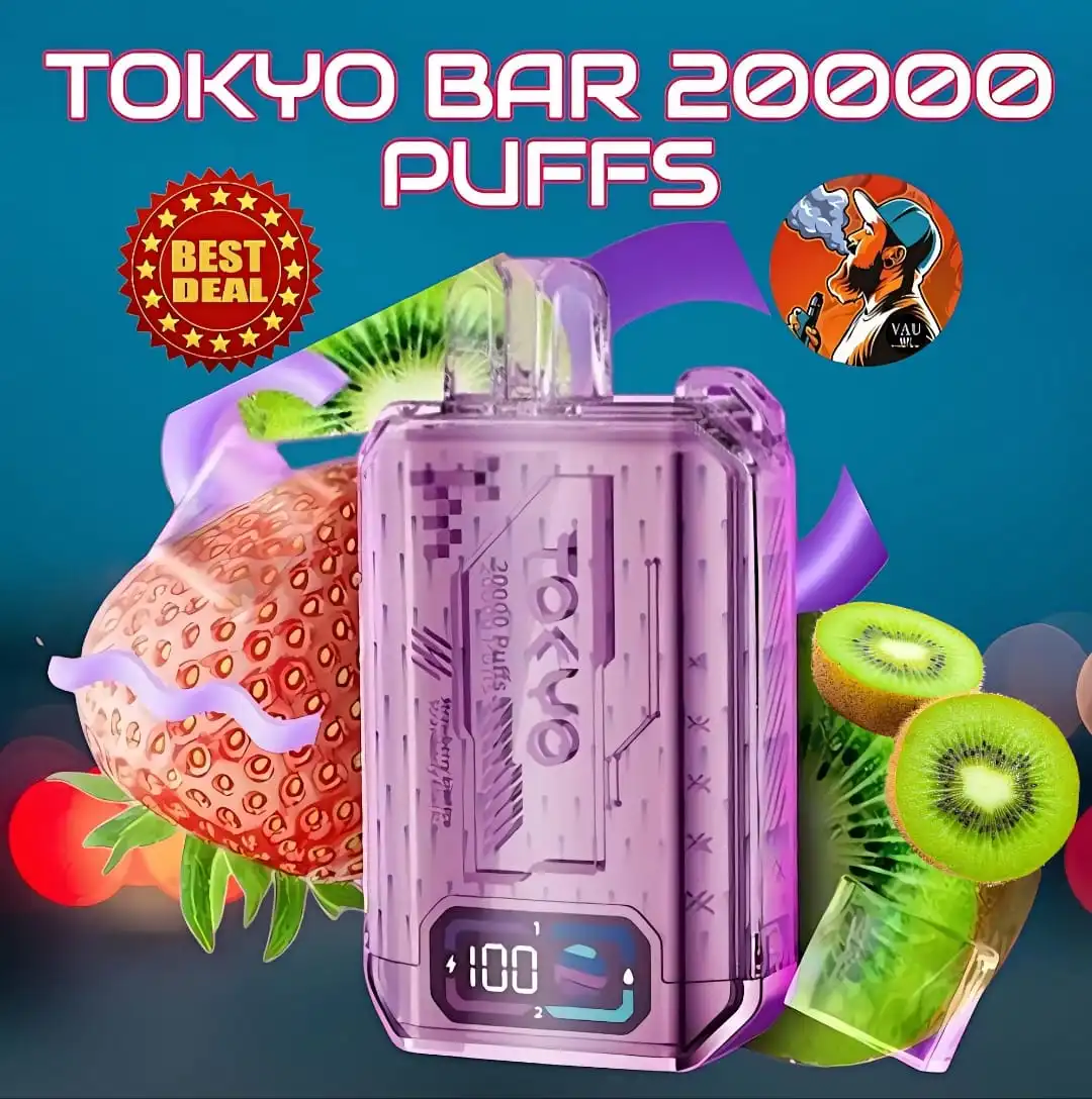 Tokyo Bar 20000 Puffs Disposable Vape 10 Flavors 50MG- Dubai