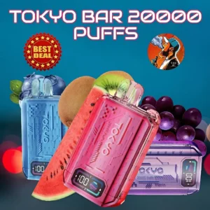 Tokyo Bar 20000 Puffs Disposable Vape 10 Flavors 50MG- Dubai