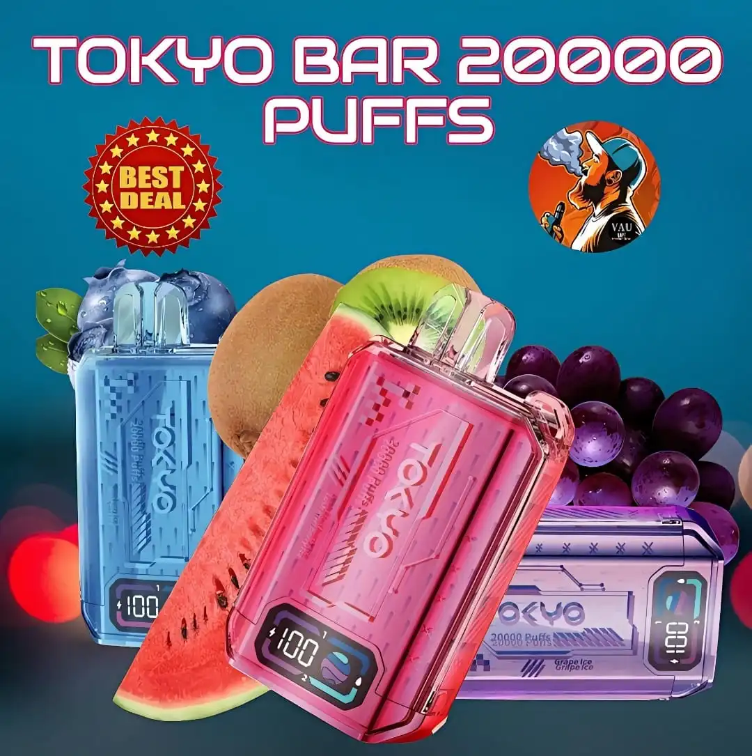 Tokyo Bar 20000 Puffs Disposable Vape 10 Flavors 50MG- Dubai