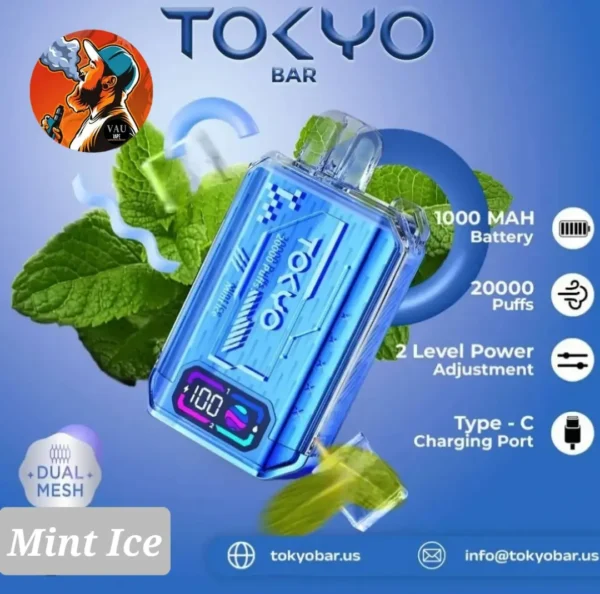 Tokyo Bar 20000 Puffs Disposable Vape 10 Flavors 50MG- Dubai