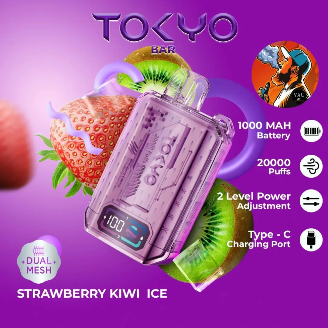 Tokyo Bar 20000 Puffs Disposable Vape 10 Flavors 50MG- Dubai