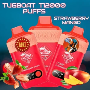 Tugboat Strawberry Mango T12000 Puffs Disposable Vape - UAE