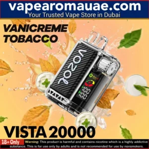 VOZOL Vista VANICREME Tobacco 20000 Puffs Vape Bar- Dubai