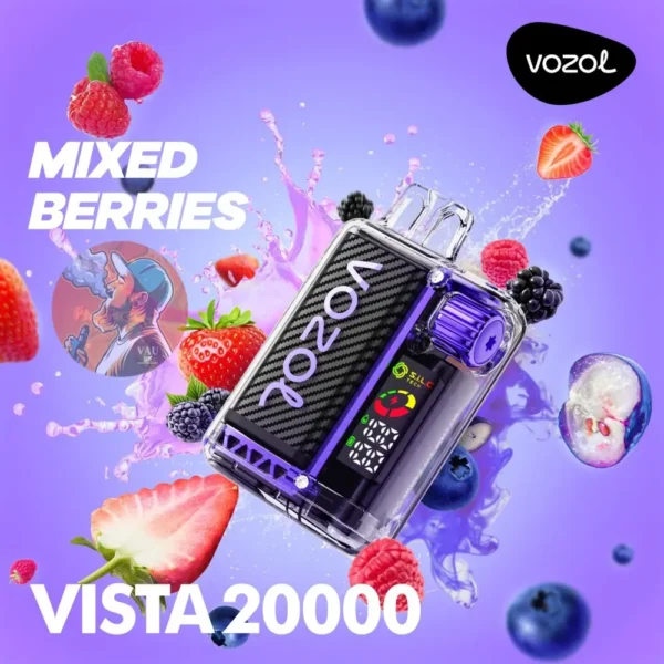 VOZOL Vista Mixed Berries 20000 Puffs Disposable Vape in Dubai