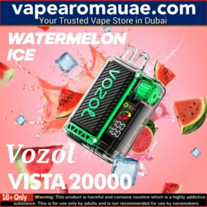 VOZOL Vista Watermelon Ice 20000 puffs disposable vape in Dubai