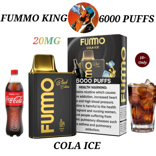 FUMO KING 6000 Puffs Disposable Vape 20MG in Dubai | FUMMO