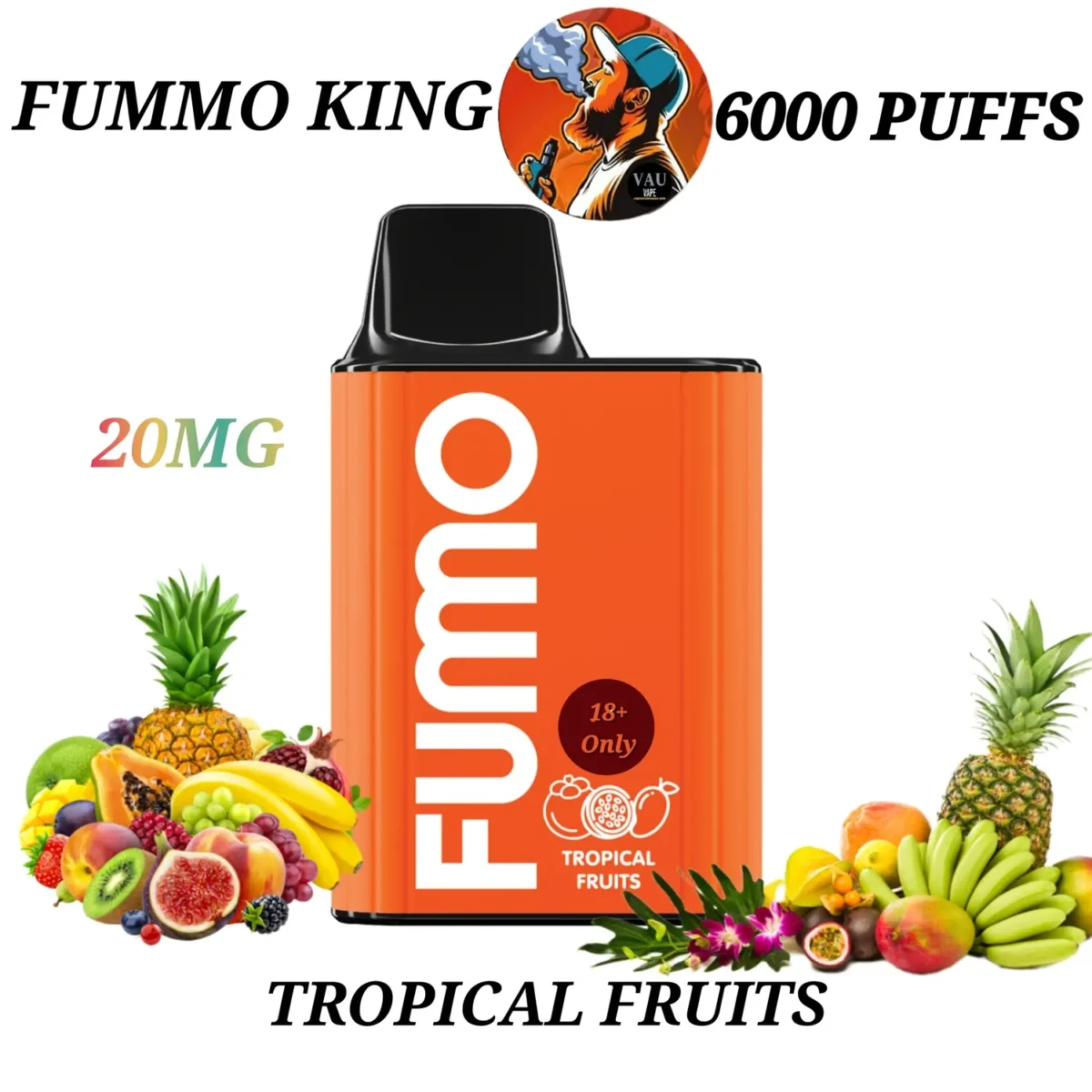 FUMO KING 6000 Puffs Disposable Vape 20MG in Dubai | FUMMO