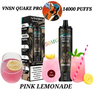 VNSN Pink Lemonade 14000 Puffs Disposable Vape Dubai UAE