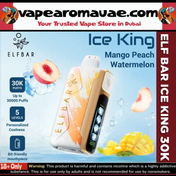 ELF BAR ICE KING 30000 Puffs 5% Disposable Vape - 30k Dubai