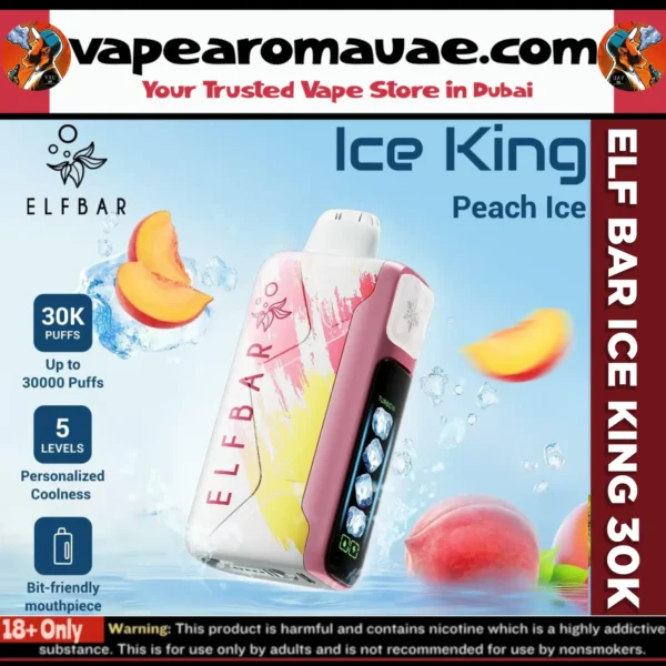 ELF BAR ICE KING 30000 Puffs 5% Disposable Vape - 30k Dubai