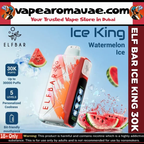 ELF BAR ICE KING 30000 Puffs 5% Disposable Vape - 30k Dubai