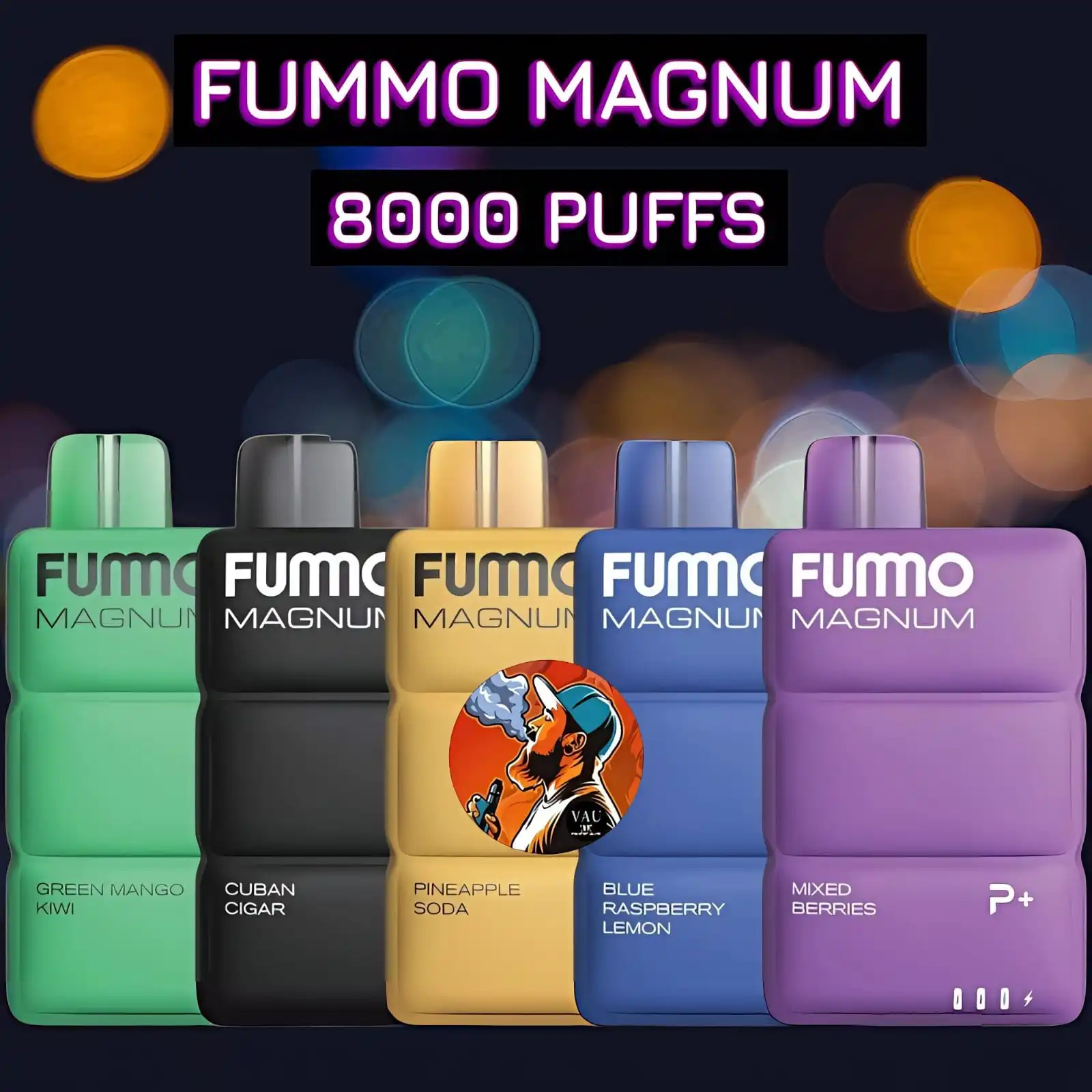 Fummo Magnum 8000 Puffs 2% Vape Kit (Fumo 20MG) - Dubai