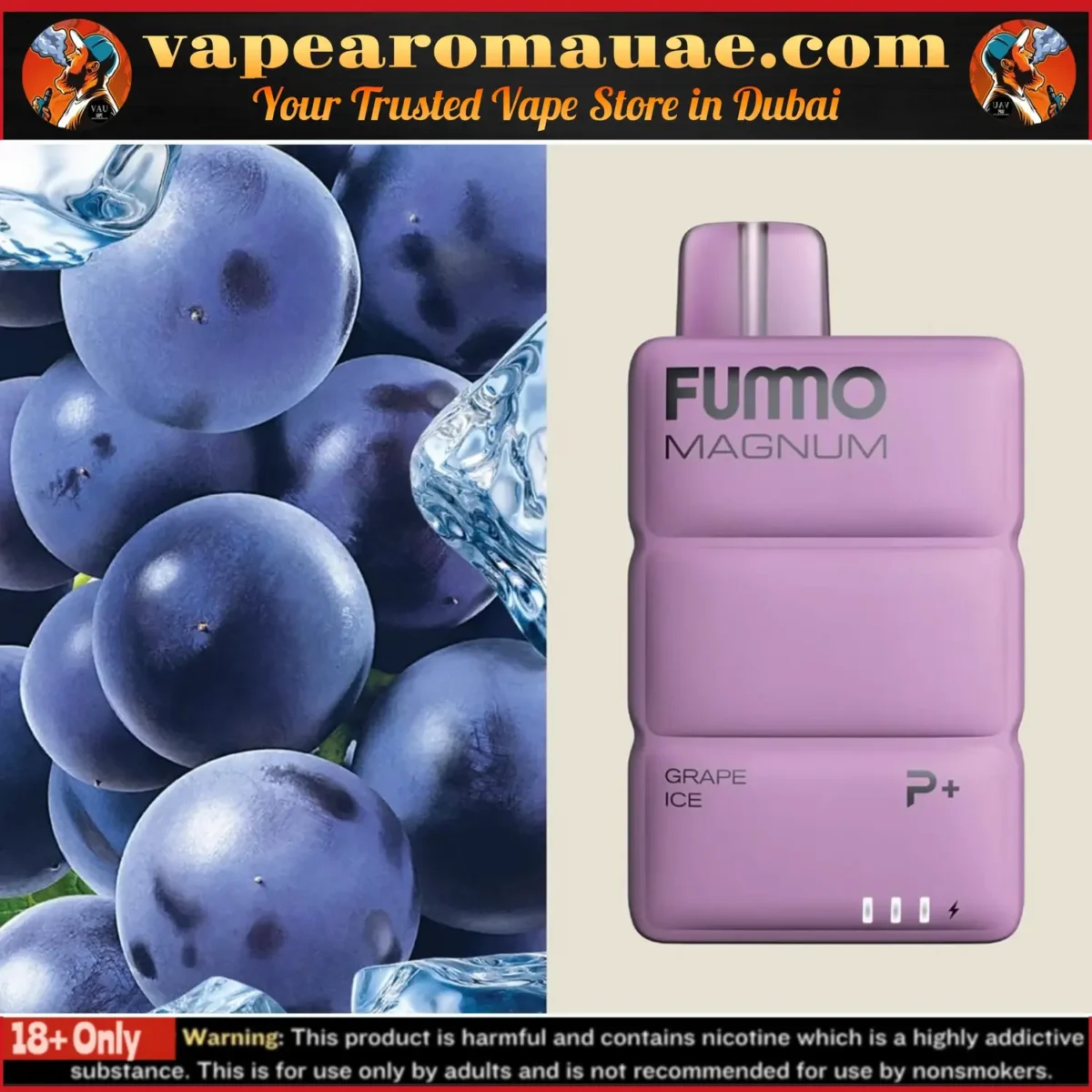 FUMMO Magnum 8000 Puffs 2% Disposable Vape 20MG - Fumo