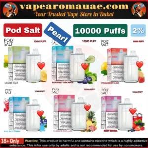 Pod Salt Pearl Pro 10000 Puffs 20MG Disposable Vape - Dubai