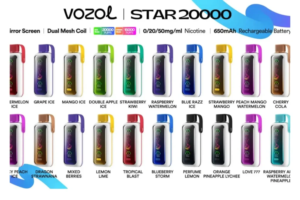 New Vozol Star 20000 Puffs Disposable Vape in Dubai UAE