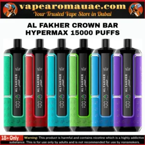 Al Fakher Hypermax 15000 Puffs 6mg Crown Bar Disposable Vape