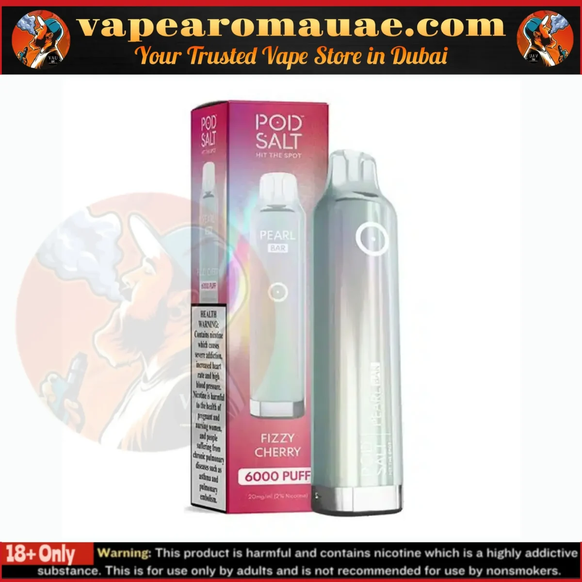 Pod Salt Pearl Bar 6000 Puffs 20mg Disposable Vape in Dubai