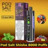 Pod Salt Shisha 8000 Puffs DTL Disposable Vape - Dubai UAE