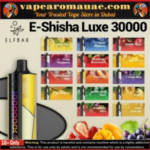 Elf Bar E-shisha Luxe 30000 Puffs Disposable Vape in Dubai UAE