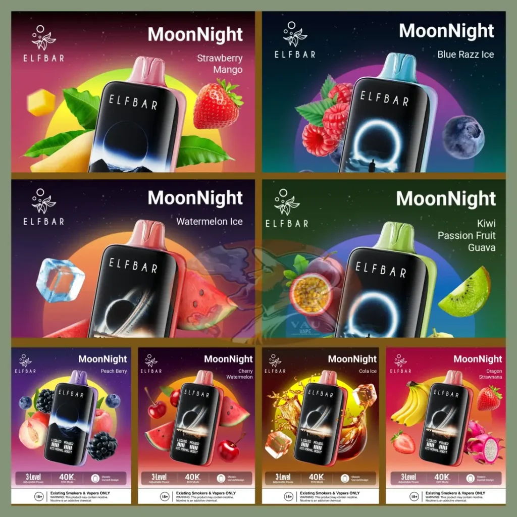 Elf Bar Moon Night 40000 Puffs 40k Disposable Vape Pod - Dubai