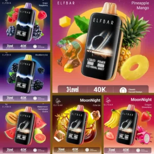 Elf Bar Moon Night 40000 Puffs 5% Disposable Vape - Dubai UAE