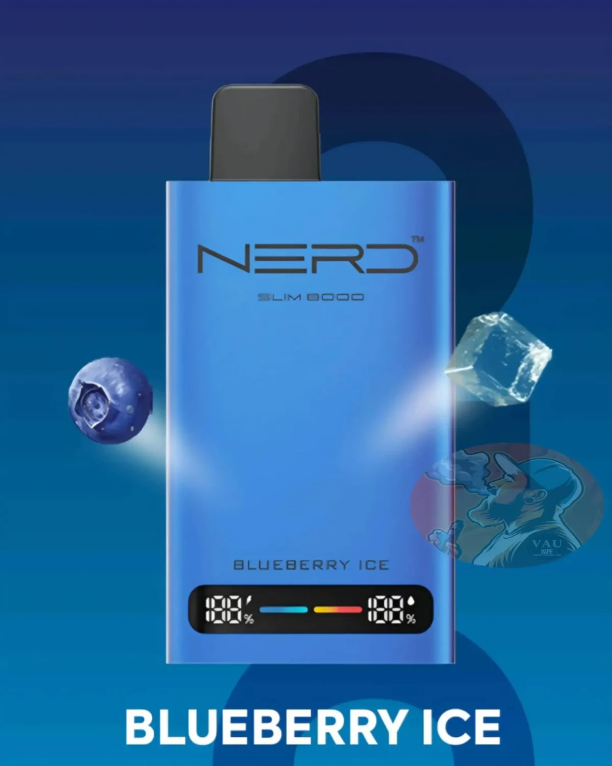 Nerd Slim 8000 Puffs Disposable Vape 8k 2% | Vape Aroma UAE