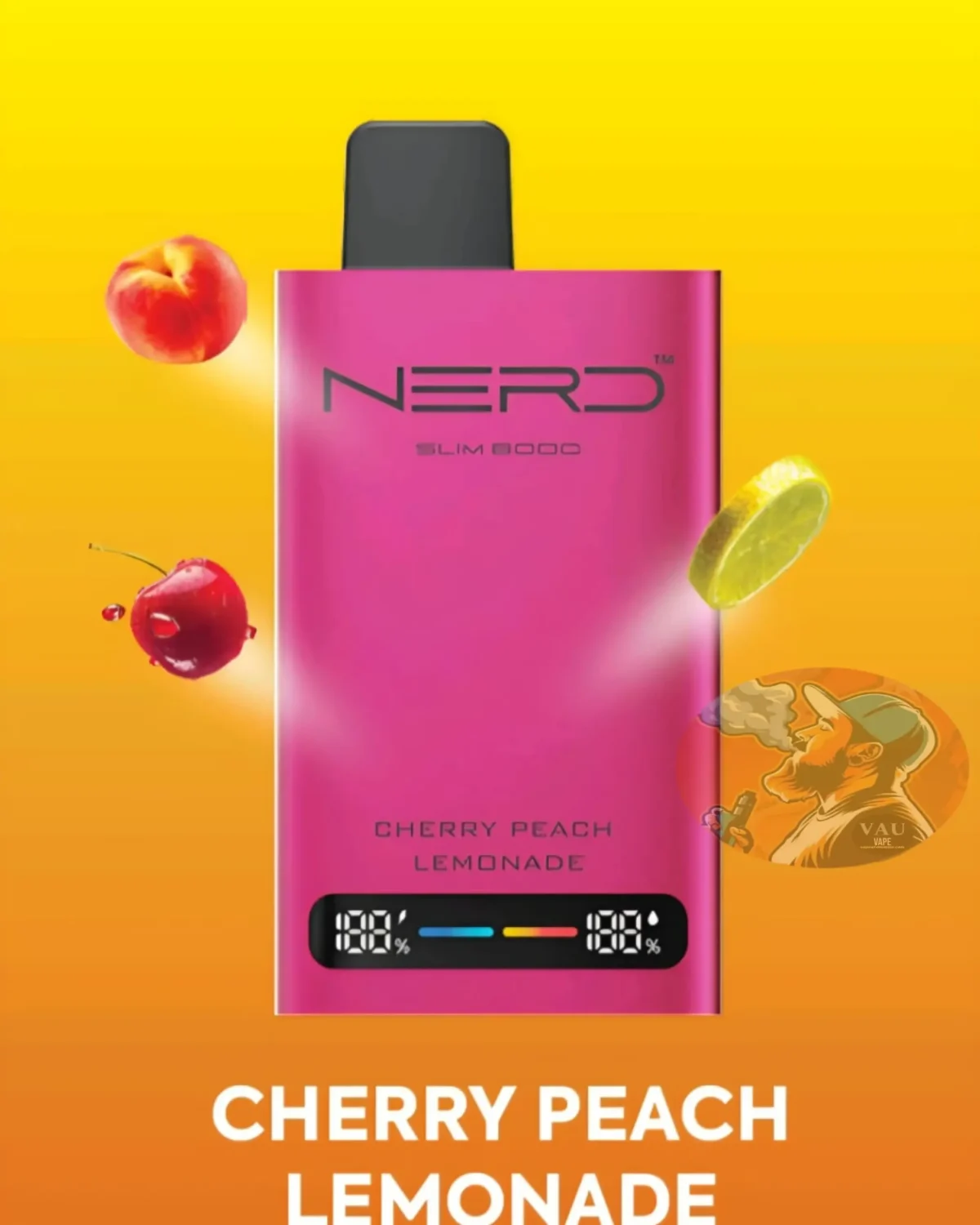 Nerd Slim 8000 Puffs Disposable Vape 8k 2% | Vape Aroma UAE