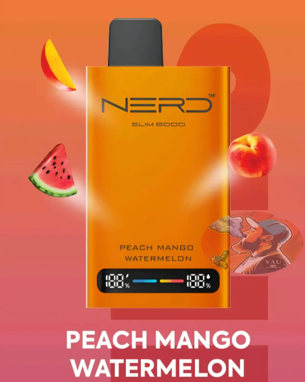 Nerd Slim 8000 Puffs Disposable Vape 8k 2% | Vape Aroma UAE