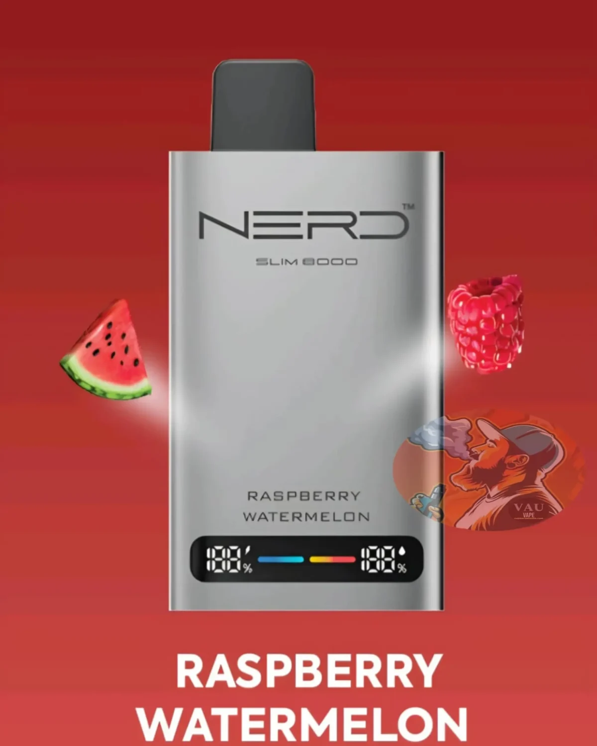 Nerd Slim 8000 Puffs Disposable Vape 8k 2% | Vape Aroma UAE