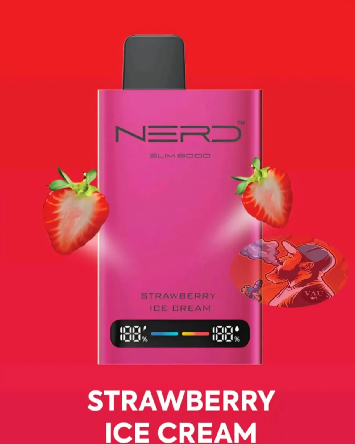 Nerd Slim 8000 Puffs Disposable Vape 8k 2% | Vape Aroma UAE