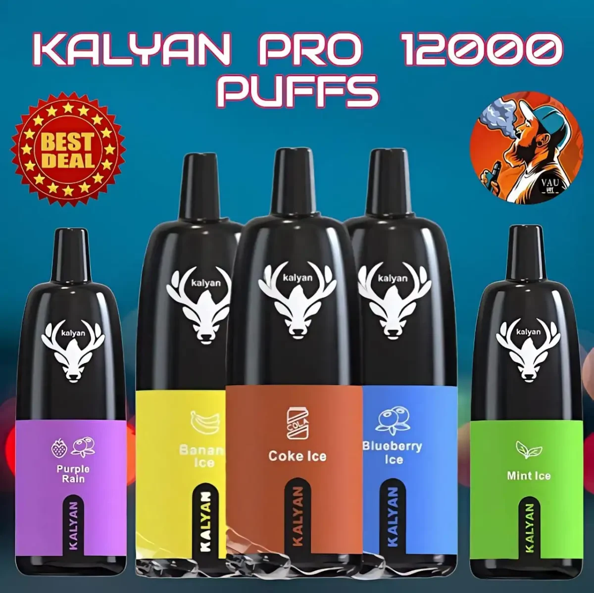 Best Kalyan Pro 12000 Puffs Disposable Vape in Dubai UAE