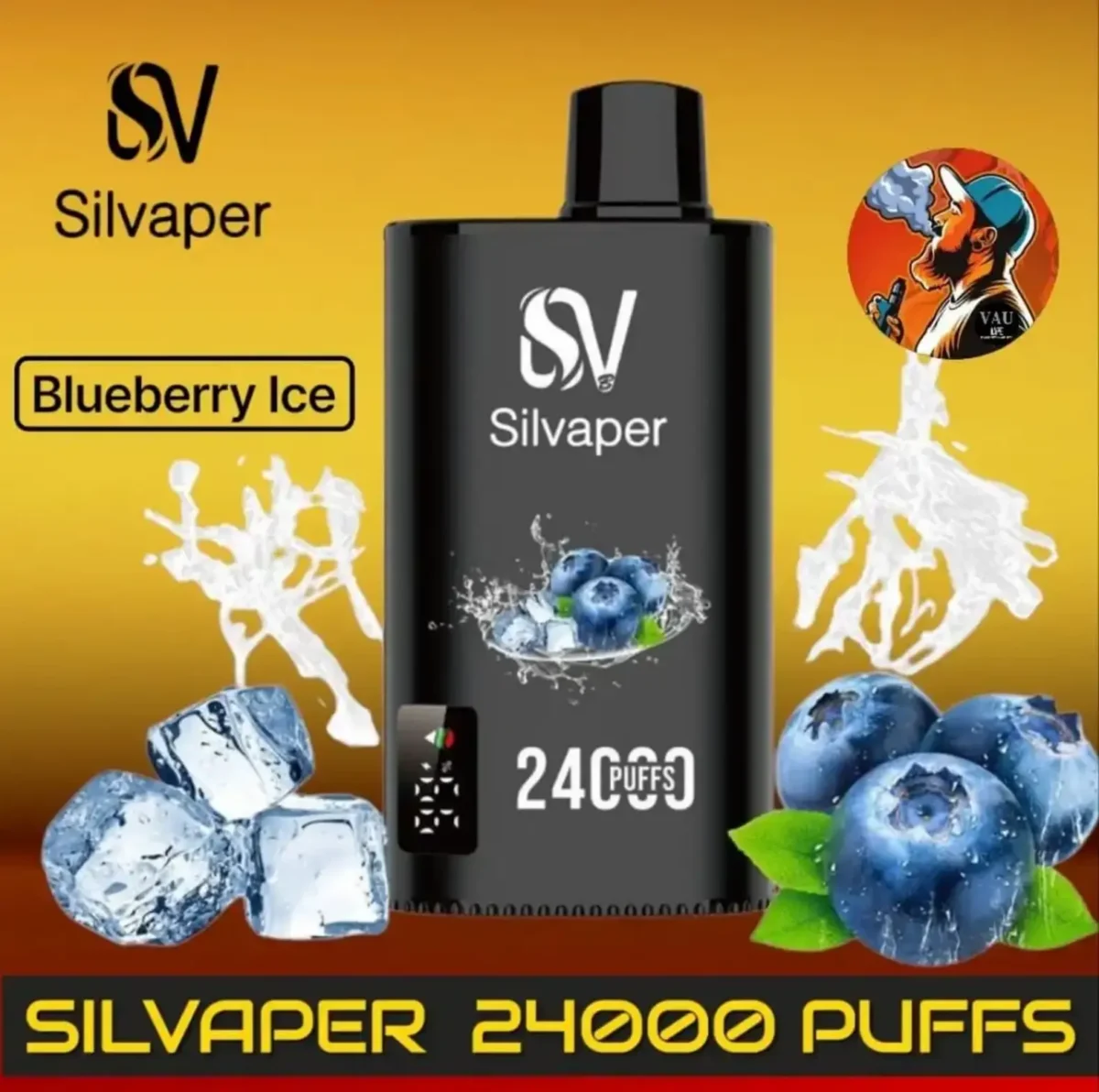 Silvaper 24000 Puffs Disposable Vape 20MG 24k in Dubai UAE