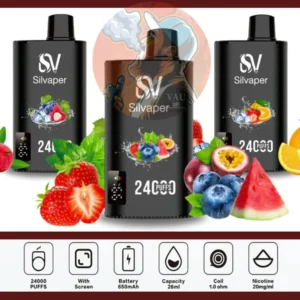 Silvaper 24000 Puffs Disposable Vape in Dubai UAE - Best 24k