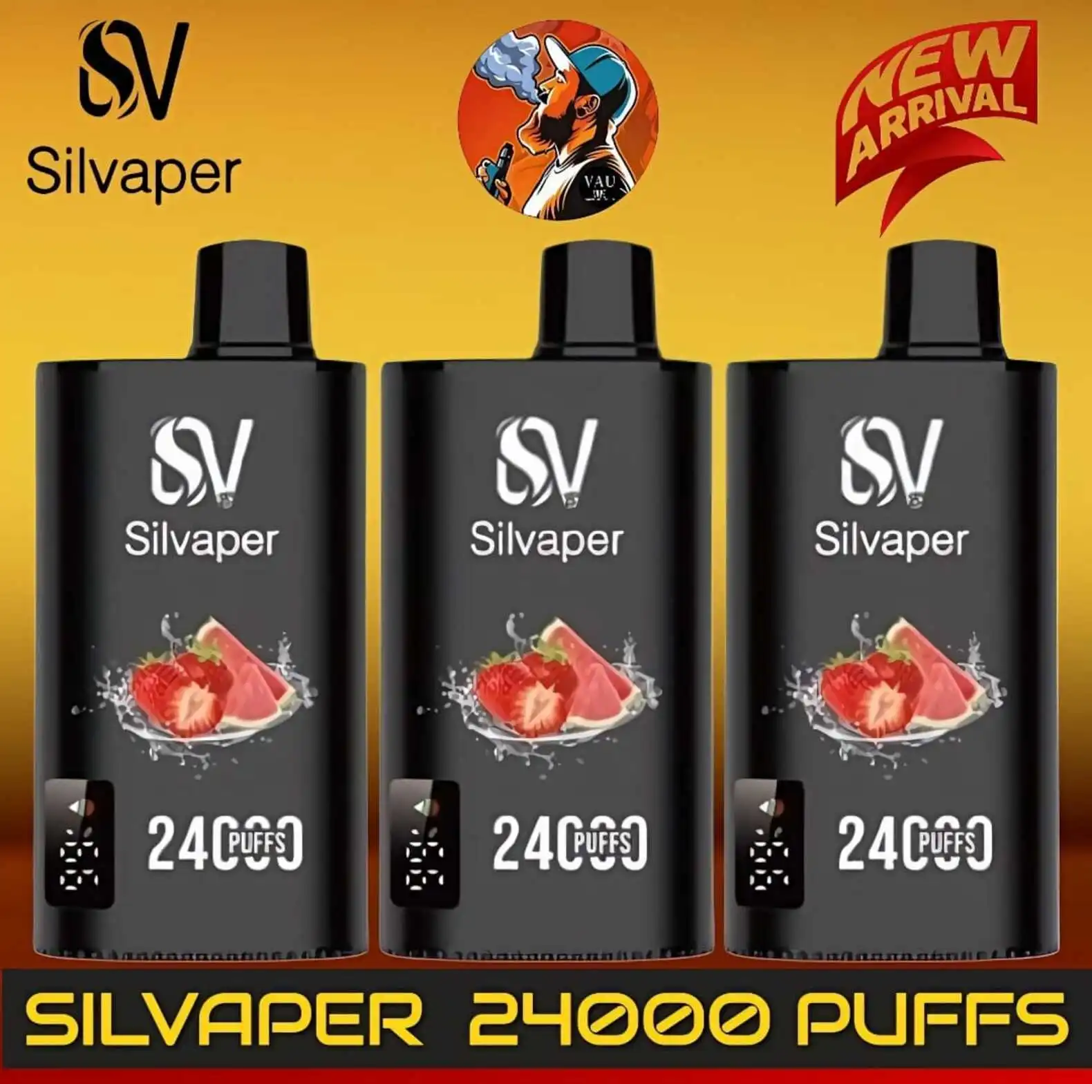 Silvaper 24000 Puffs Disposable Vape 20MG 24k in Dubai UAE