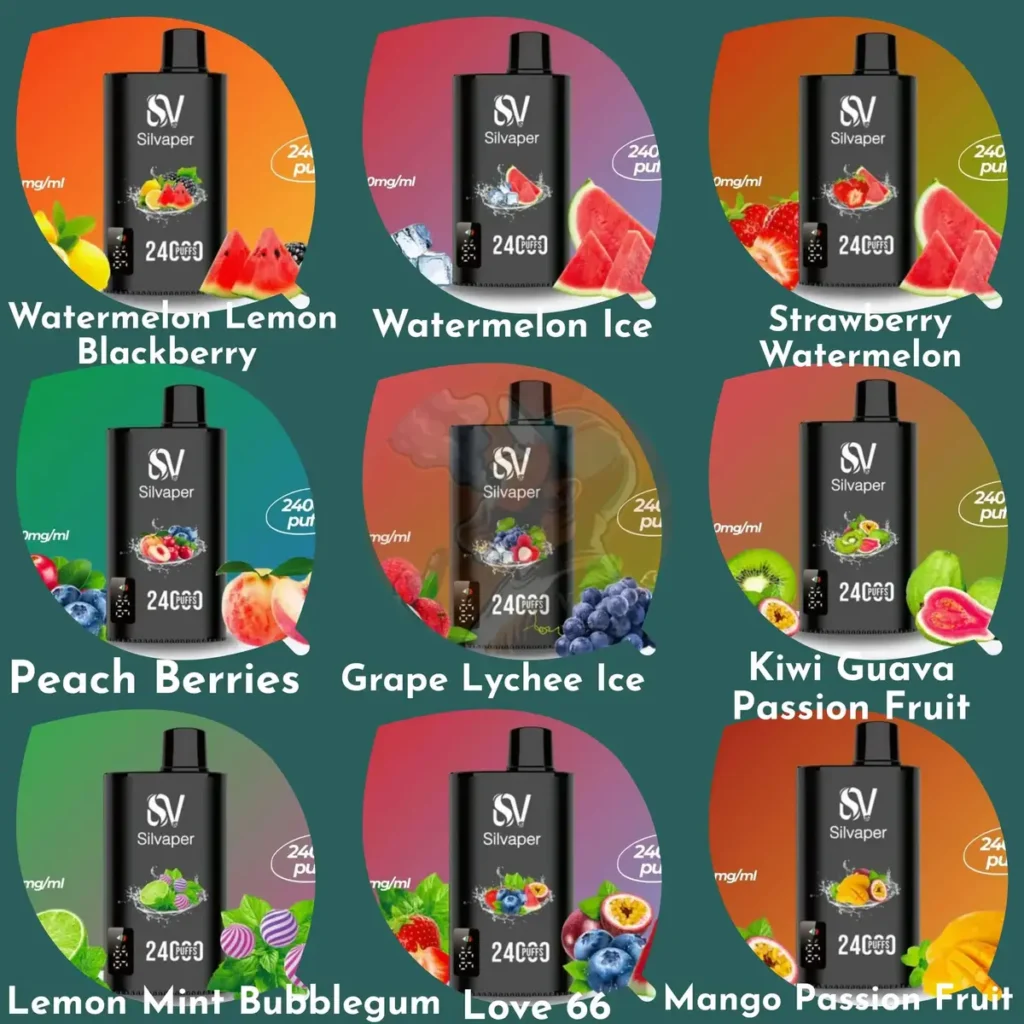 Silvaper 24000 Puffs Disposable Vape in Dubai UAE - Best 24k