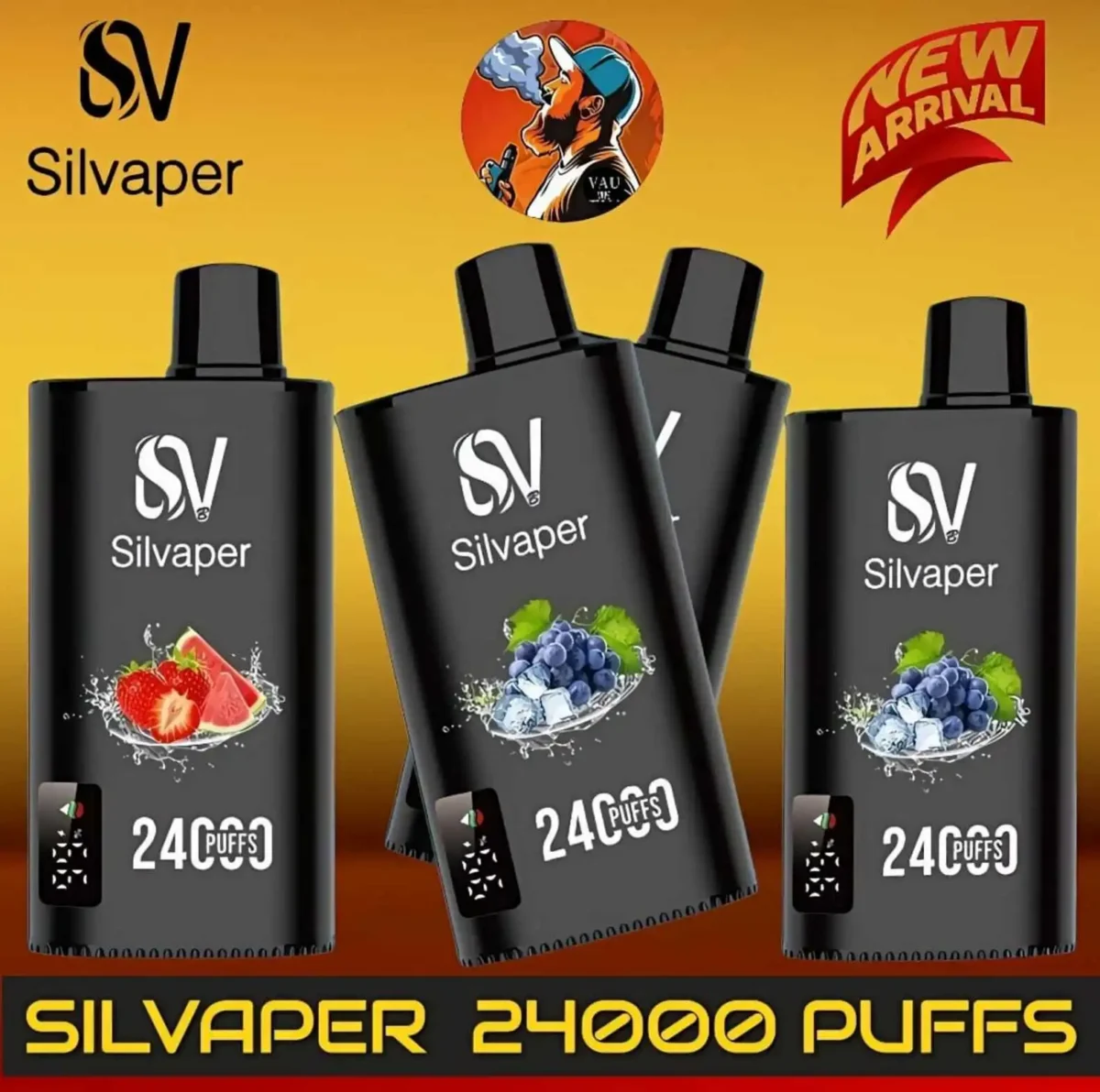Silvaper 24000 Puffs Disposable Vape 20MG 24k in Dubai UAE