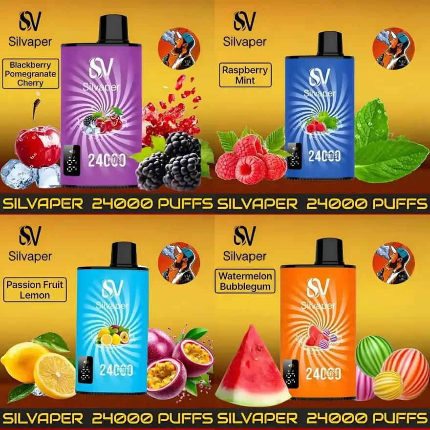 Silvaper 24000 Puffs Disposable Vape 20MG 24k in Dubai UAE