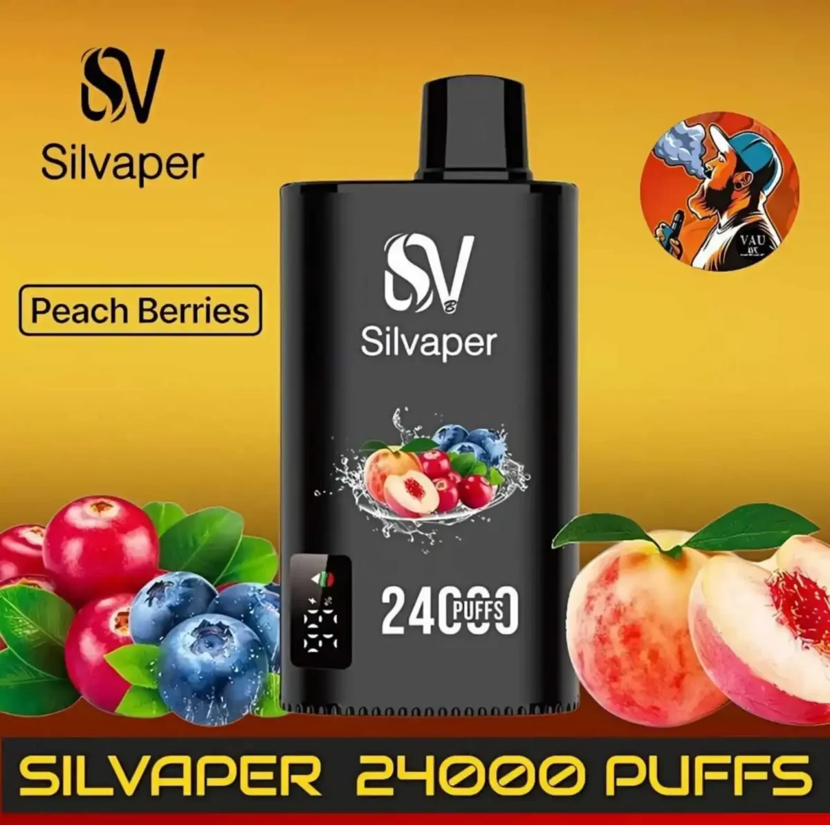 Silvaper 24000 Puffs Disposable Vape 20MG 24k in Dubai UAE