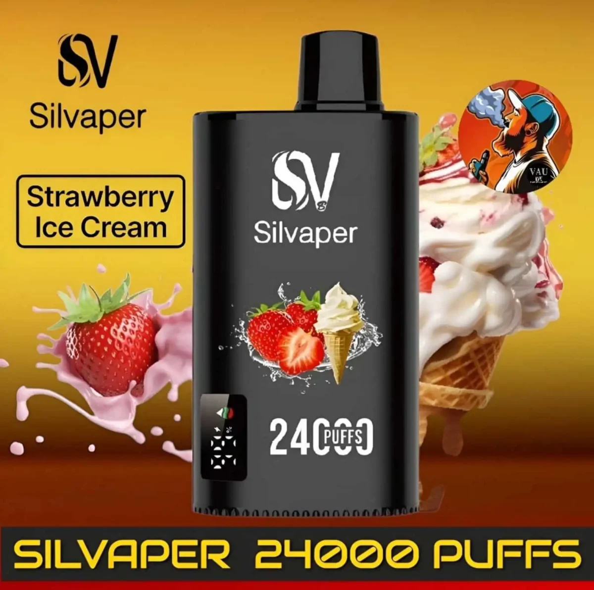 Silvaper 24000 Puffs Disposable Vape 20MG 24k in Dubai UAE